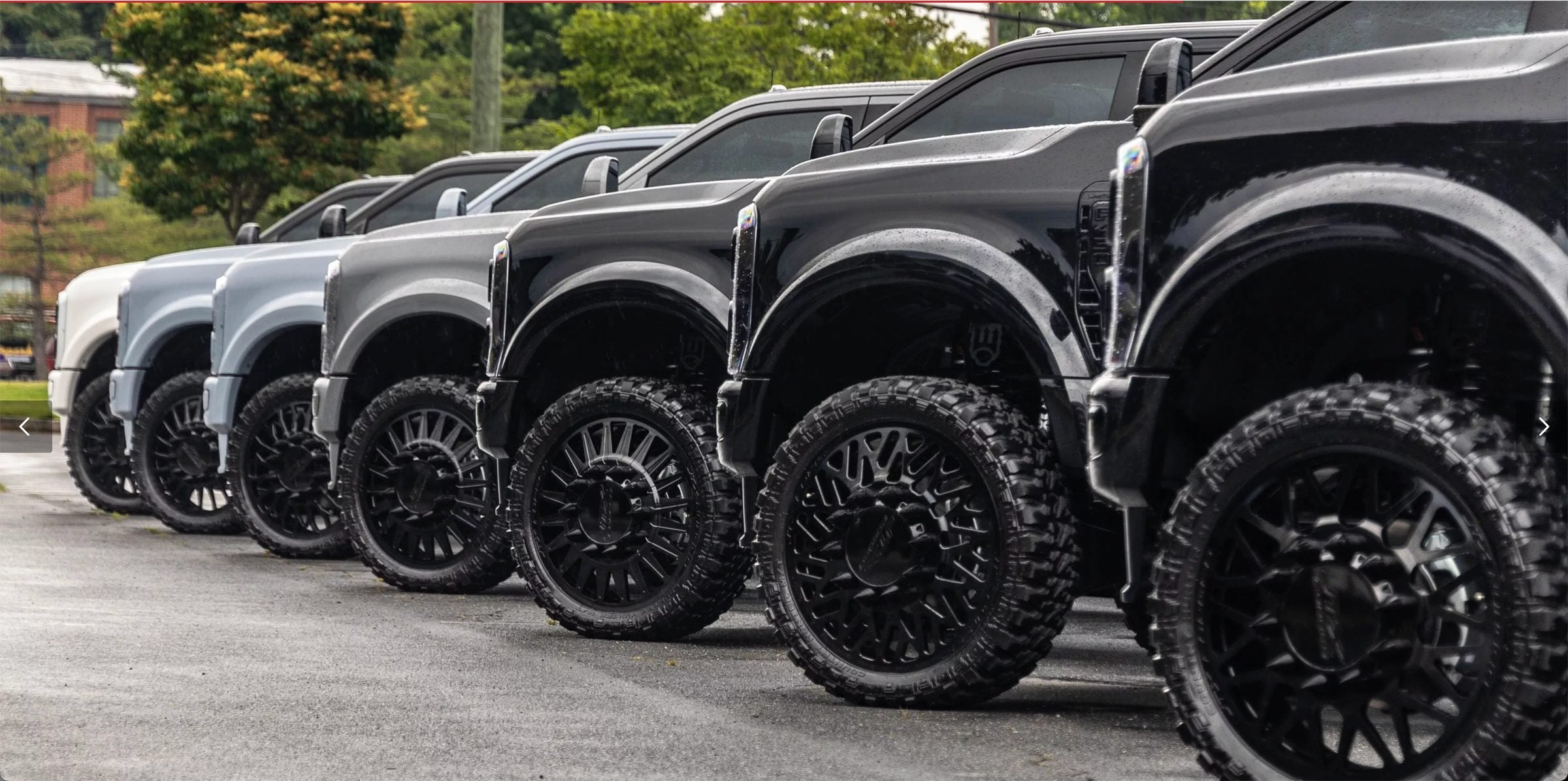 Lifted truck with Wicked MFG bumper spacer kit - BumperSpacer.com hero